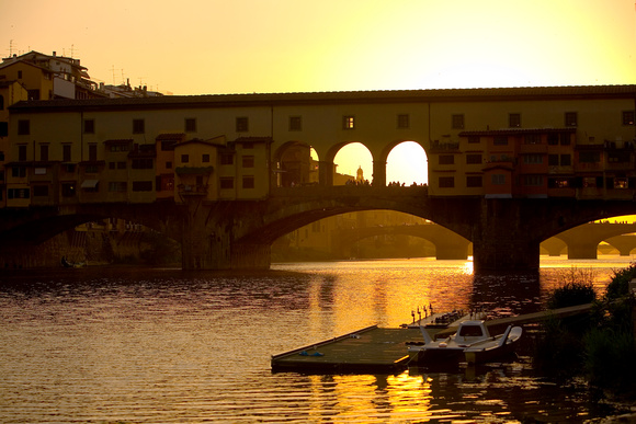 Ponte Vecchio sunset
